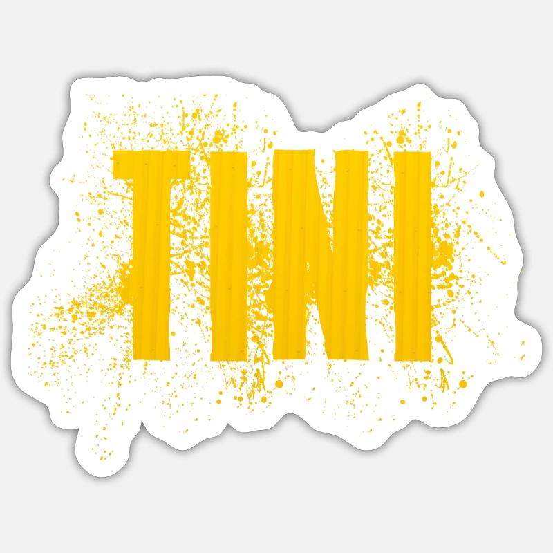 Tini - Sticker Größe S (10 x 10 cm) - Mattweiß
