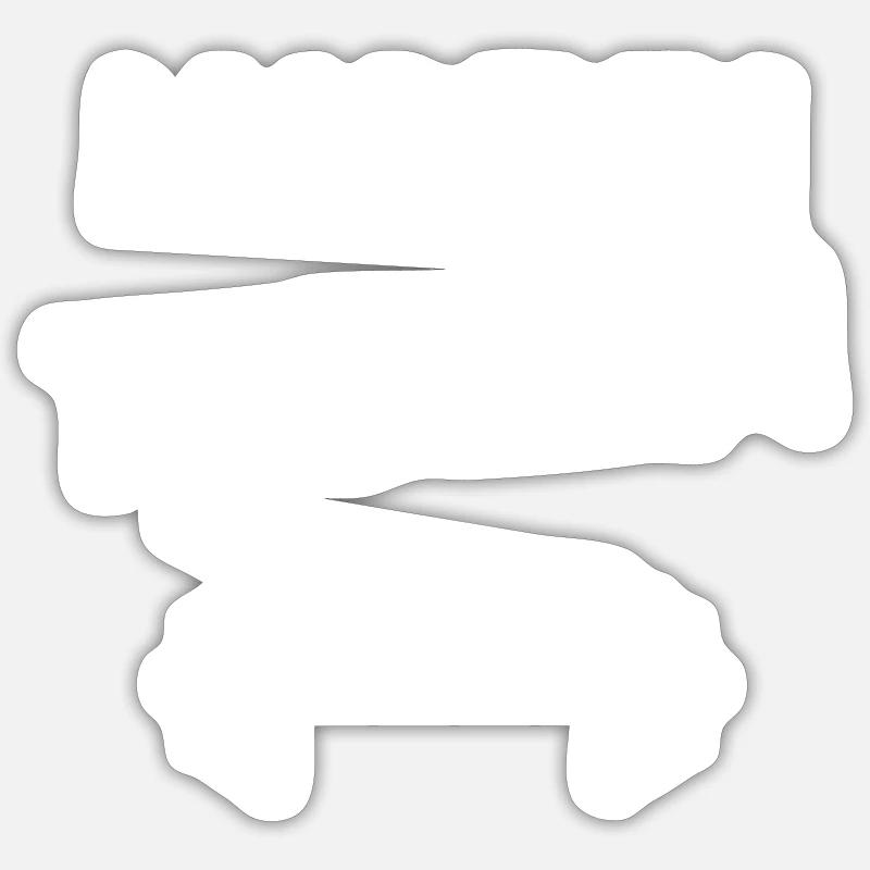 aptitude - Sticker taille S (10 x 10 cm) - blanc mat