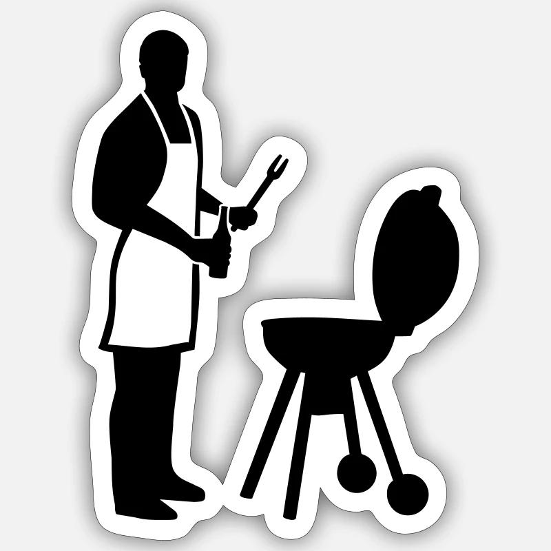 Griller Sticker taille S (10 x 10 cm)