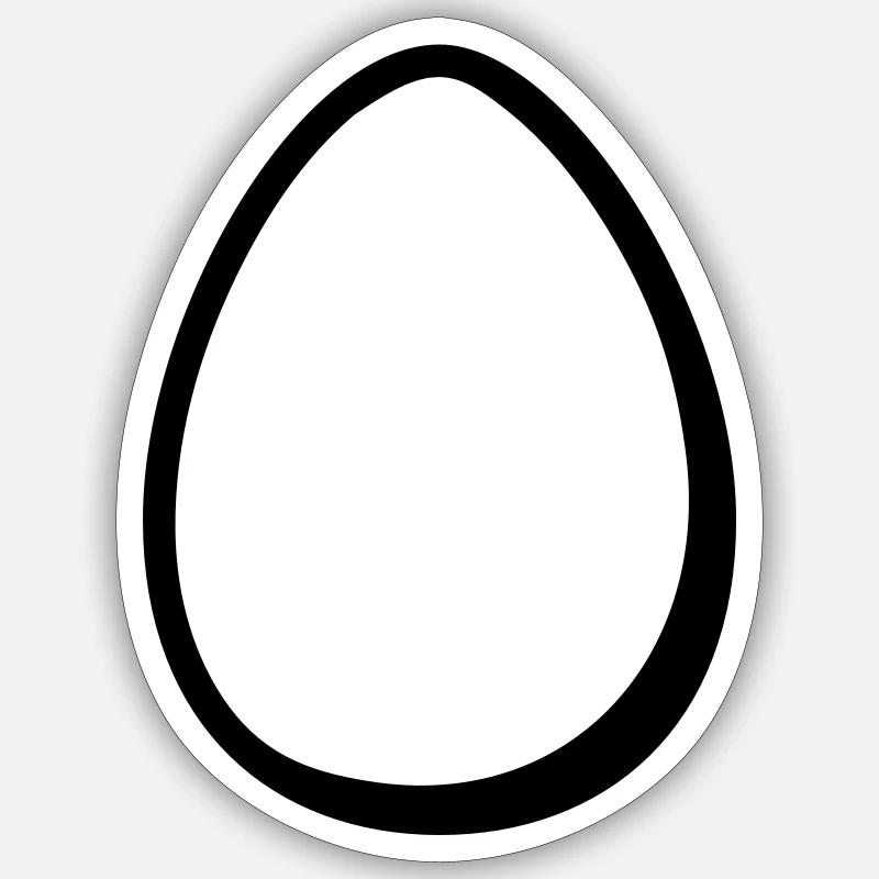 Egg Sticker size S (10 x 10 cm)