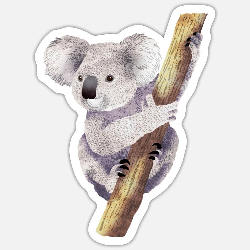 Koala 01 Sticker size S (10 x 10 cm)