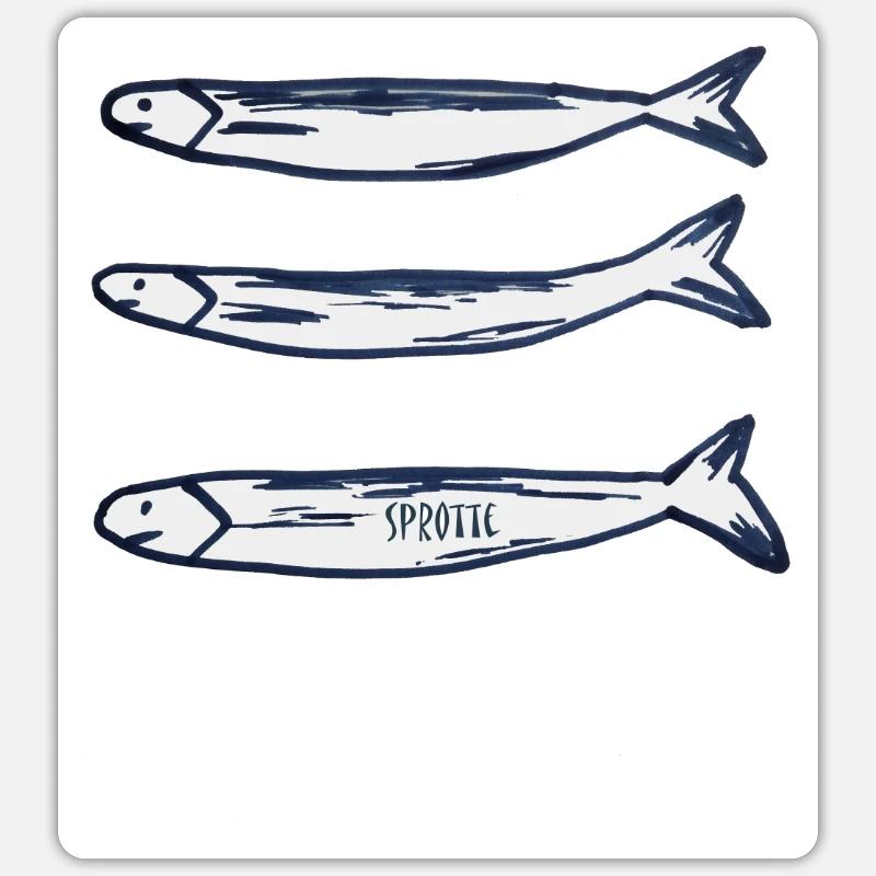Sprotte Sticker Größe S (10 x 10 cm)