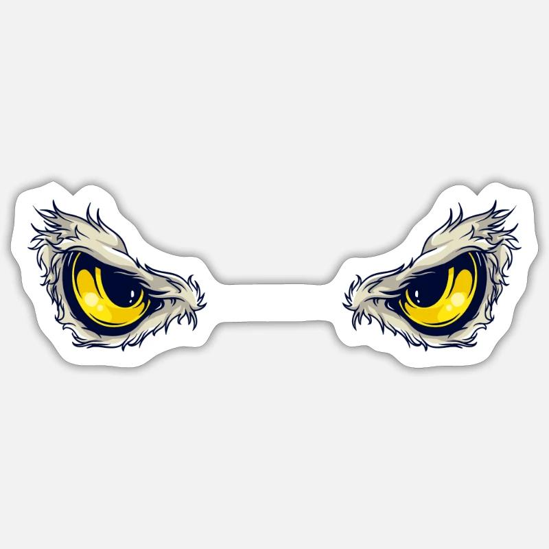 Eagle Eyes Eagle Eyes Bird Sticker size S (10 x 10 cm)