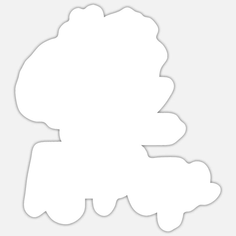 K-pop - Sticker size S (10 x 10 cm) - white matte