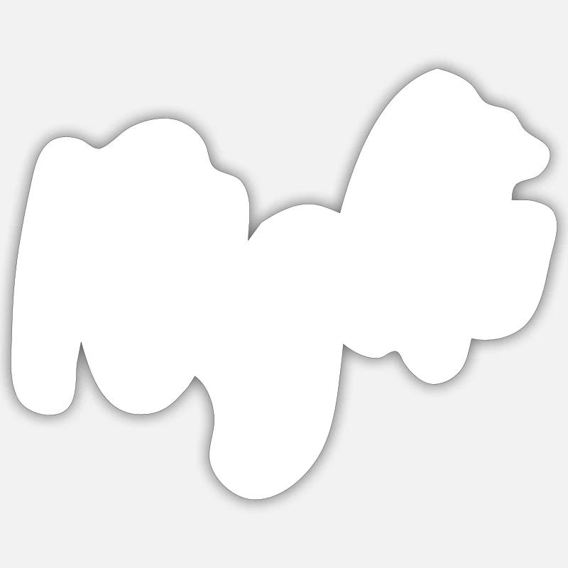 right correct - Sticker taille S (10 x 10 cm) - blanc mat