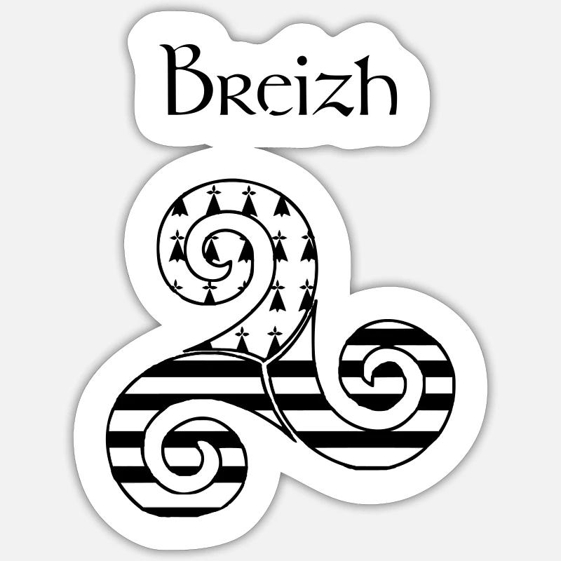 Britain - Sticker size S (10 x 10 cm) - white matte