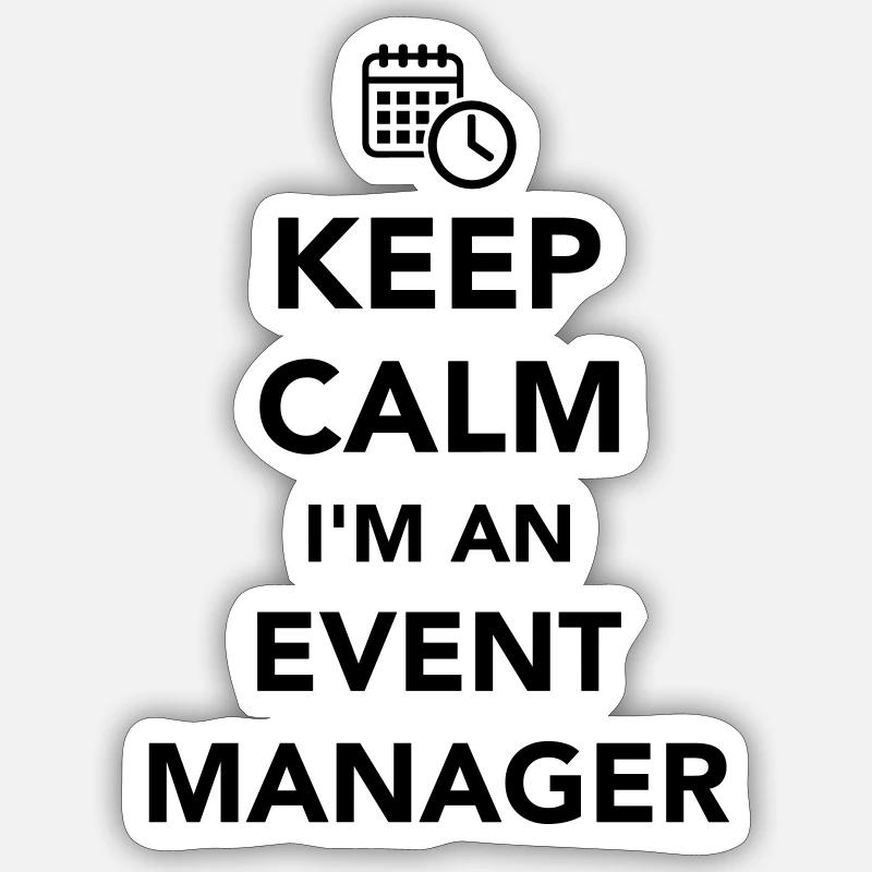 Event Manager Sticker size S (10 x 10 cm)