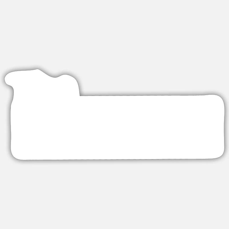 Le canapé - Sticker taille S (10 x 10 cm) - blanc mat