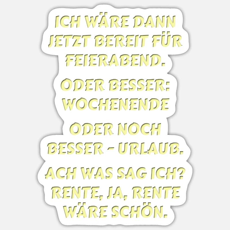 Sticker Größe S (10 x 10 cm) - 