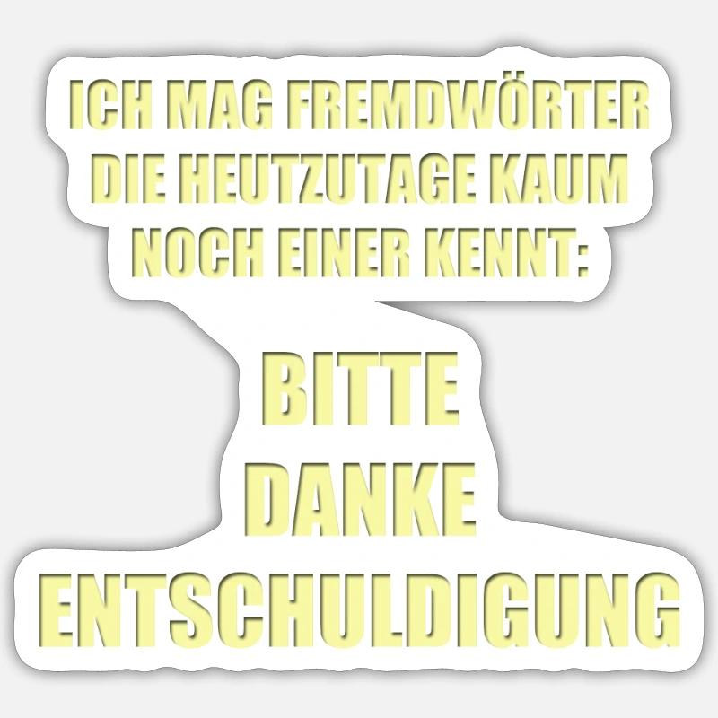 Sticker Größe S (10 x 10 cm) - 