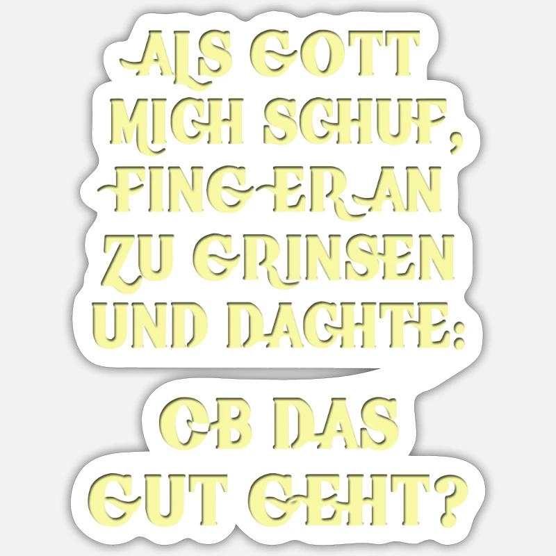 Sticker Größe S (10 x 10 cm) - 