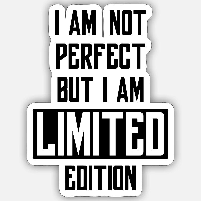 IM pas parfait Sticker taille S (10 x 10 cm)