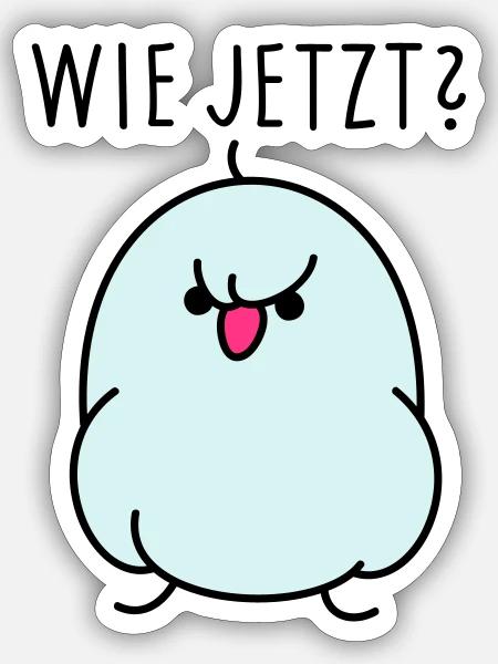  - Sticker Größe S (10 x 10 cm) - Mattweiß