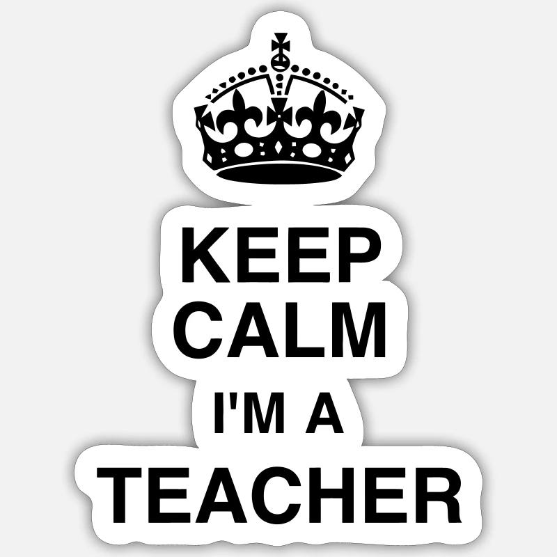 Ecole / Prof / Instit / Professeur / Maîtresse Sticker taille S (10 x 10 cm)