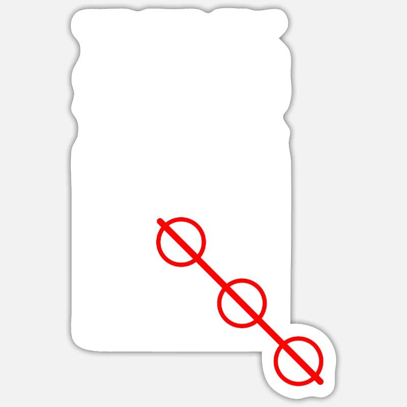 Thinking differently metaphor Think Outside the Box Sticker size S (10 x 10 cm)