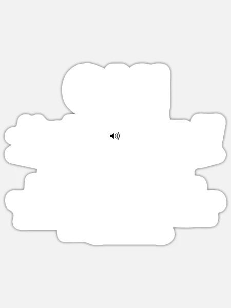 omi Nomen - Sticker Größe S (10 x 10 cm) - Mattweiß