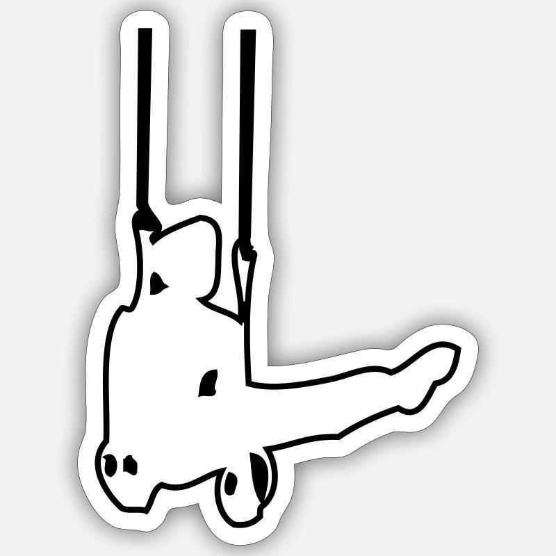 turner Sticker Größe S (10 x 10 cm)