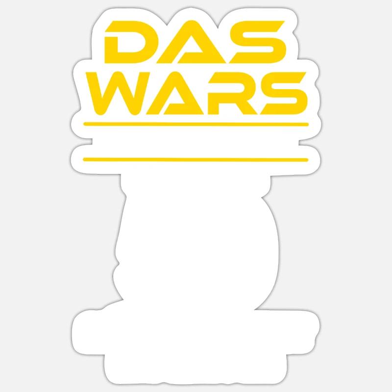 Das wars mit der Jugend ich werde 50. - Sticker Größe S (10 x 10 cm) - Mattweiß
