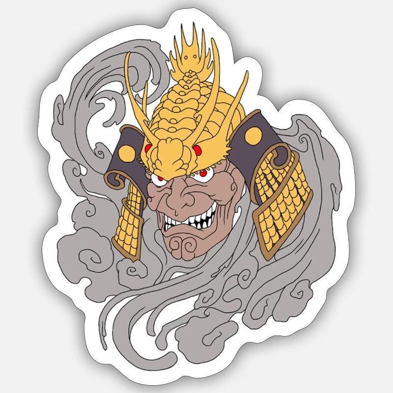 Leonaspis Samurai Sticker size S (10 x 10 cm)
