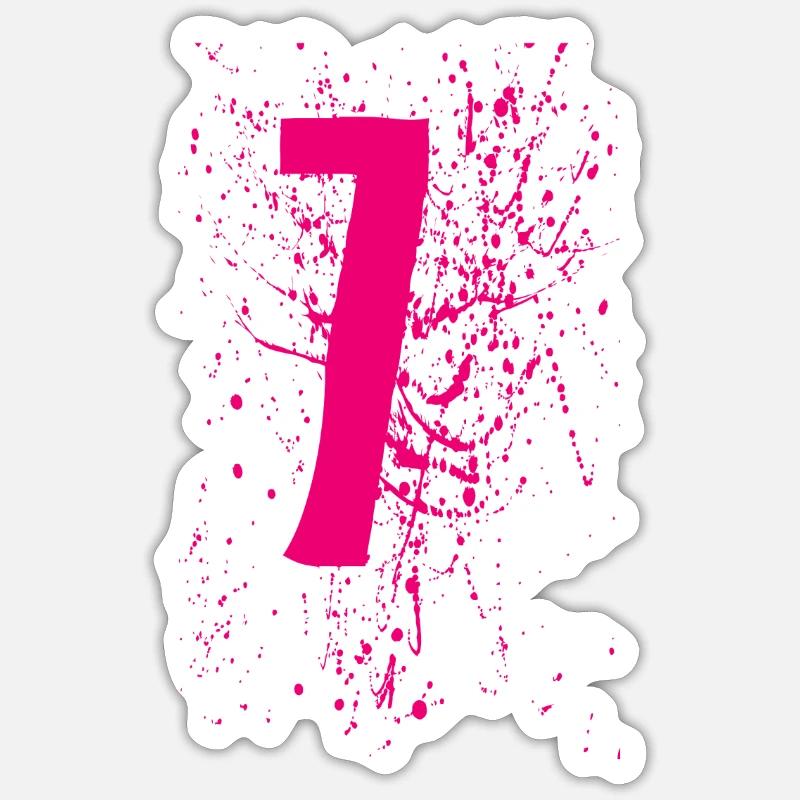 7 - Sticker taille S (10 x 10 cm) - blanc mat
