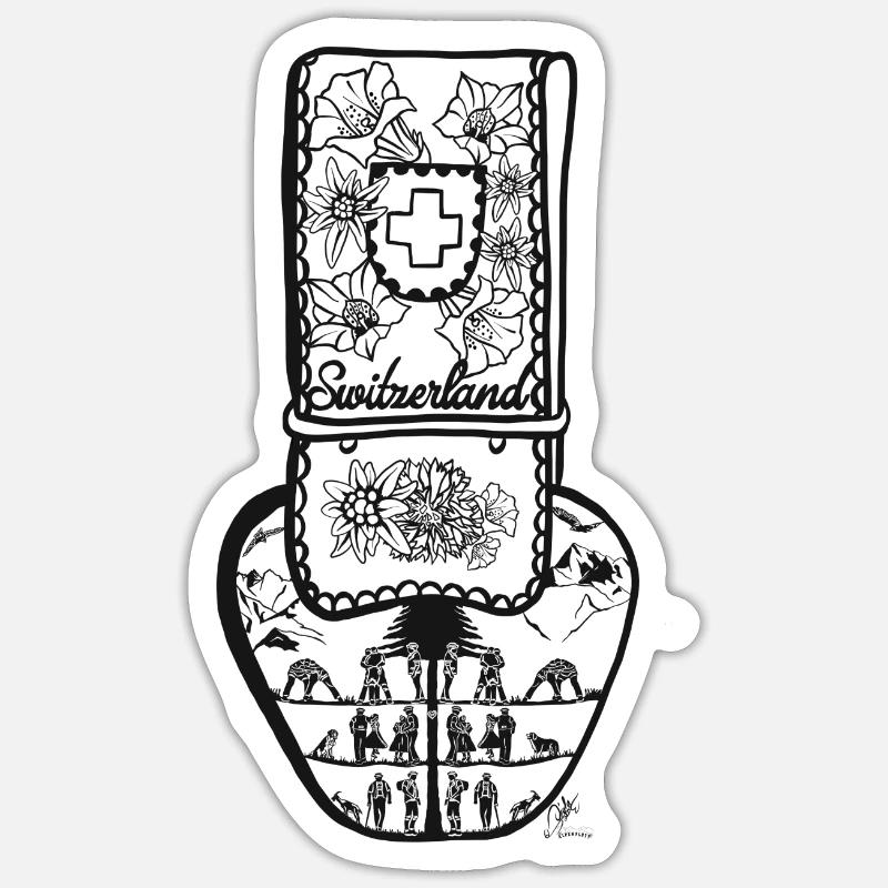 Sticker Größe S (10 x 10 cm) - 