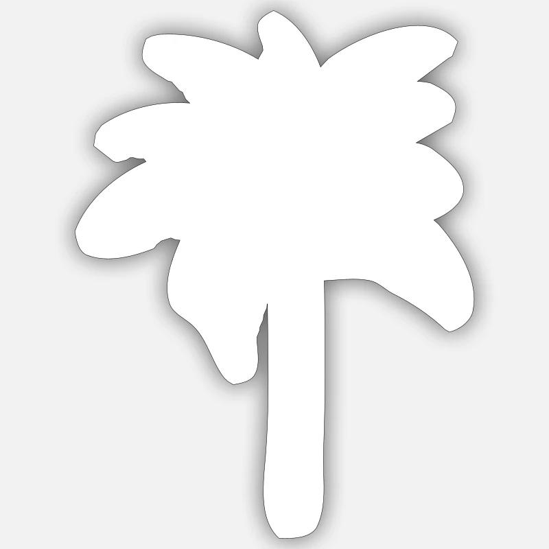 Palm tree Sticker size S (10 x 10 cm)
