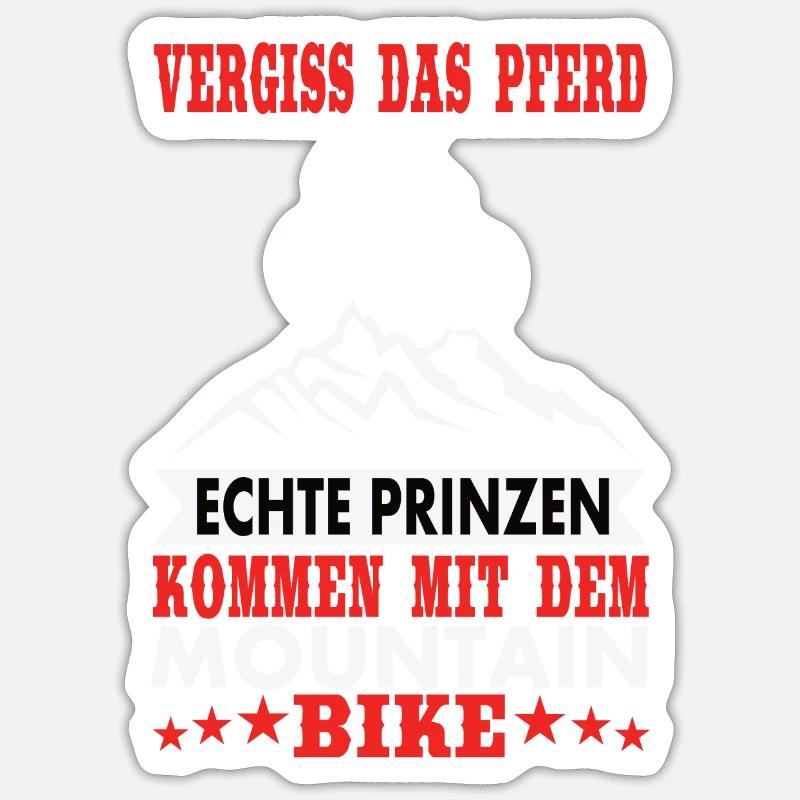 Echte Prinzen - Sticker Größe S (10 x 10 cm) - Mattweiß
