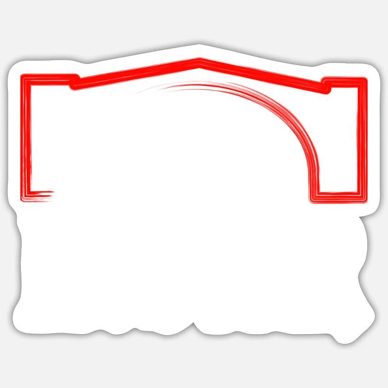 Mostar weis - Sticker taille S (10 x 10 cm) - blanc mat