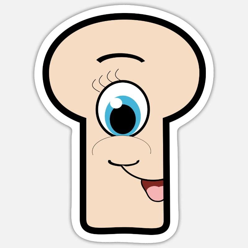 bébé et serrure - humour - Tshirt grossesse - Sticker taille S (10 x 10 cm) - blanc mat