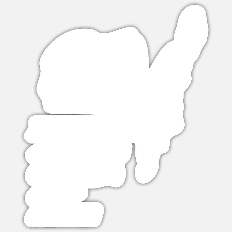 Ein Leben ohne Hund - Sticker Größe S (10 x 10 cm) - Mattweiß