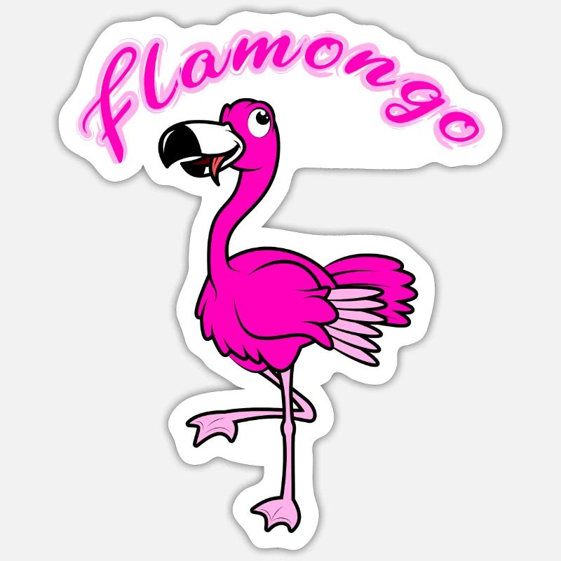 flamongo Sticker Größe S (10 x 10 cm)
