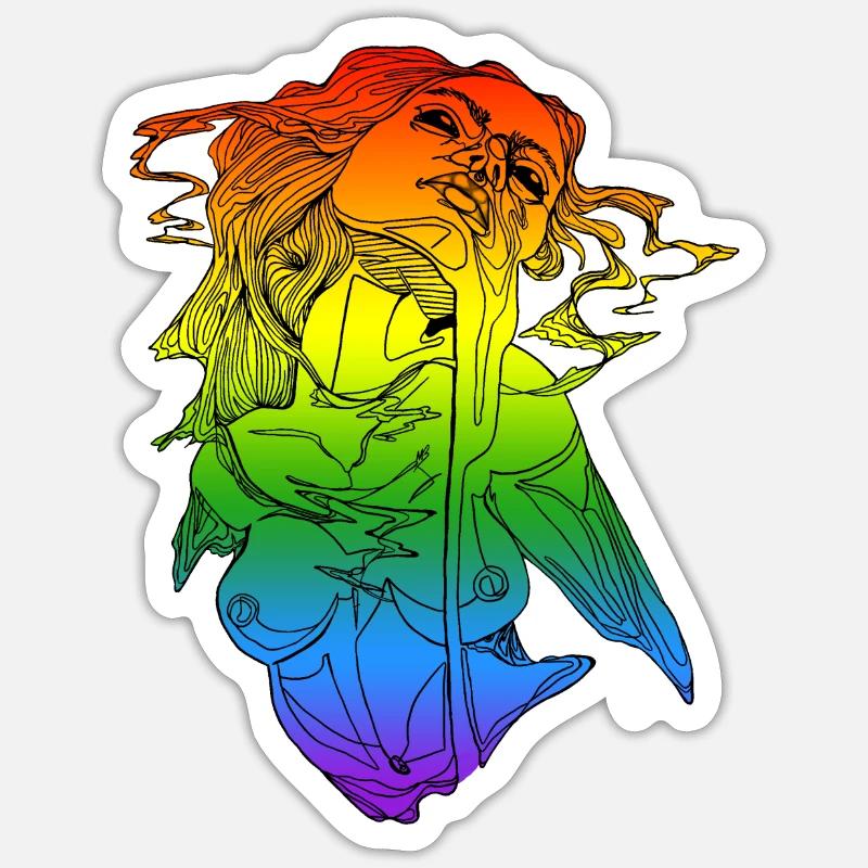 ### - Sticker size S (10 x 10 cm) - white matte
