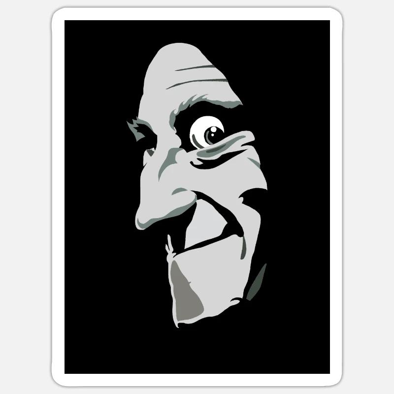 Nein, es wird "Eye-gor" ausgesprochen. - Sticker Größe S (10 x 10 cm) - Mattweiß