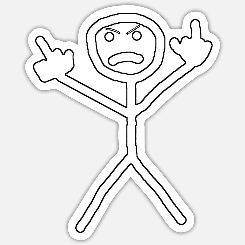 Sticker Größe S (10 x 10 cm) - 
