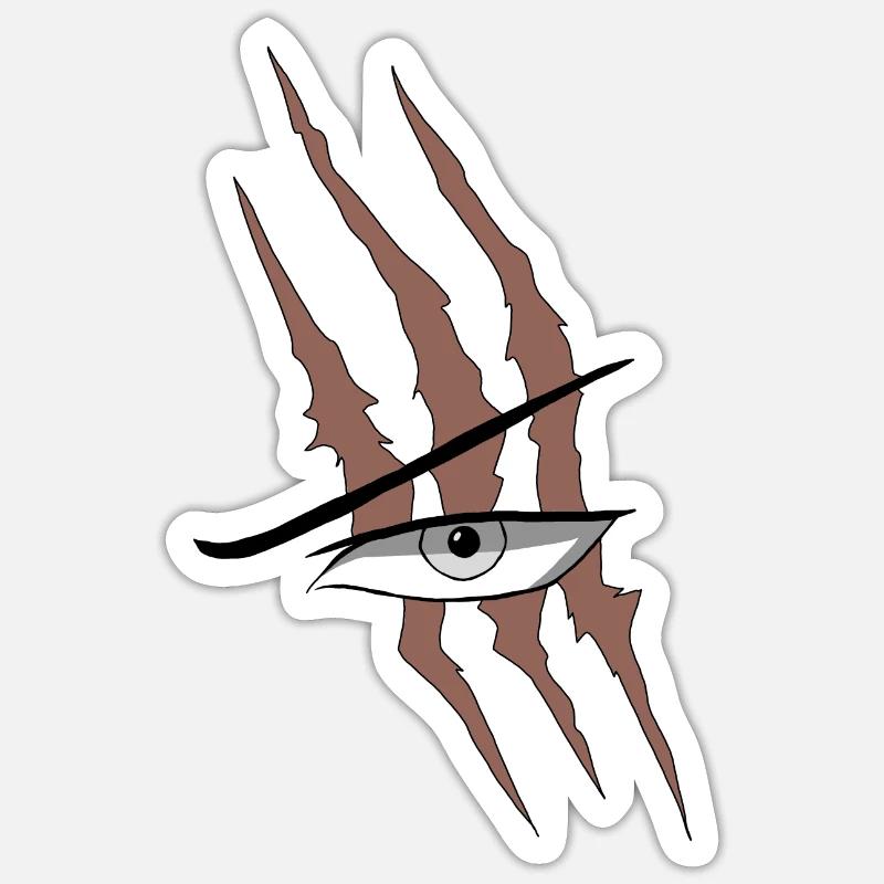 Schaftnarbe - ein Stück Sticker Größe S (10 x 10 cm)