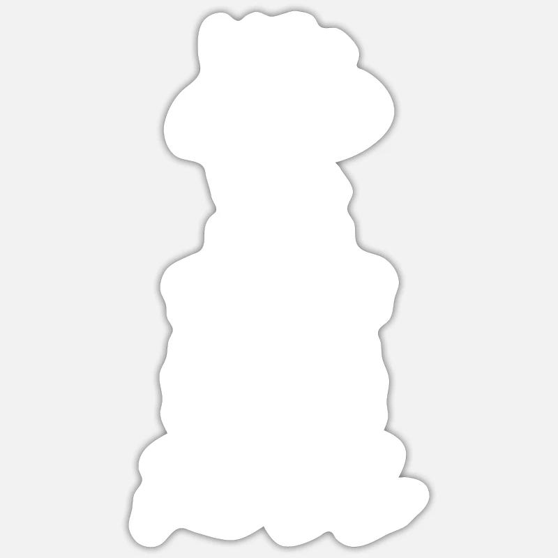 Roller skating Roller skates - Sticker size S (10 x 10 cm) - white matte
