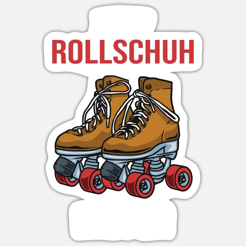 Roller skating Sticker size S (10 x 10 cm)