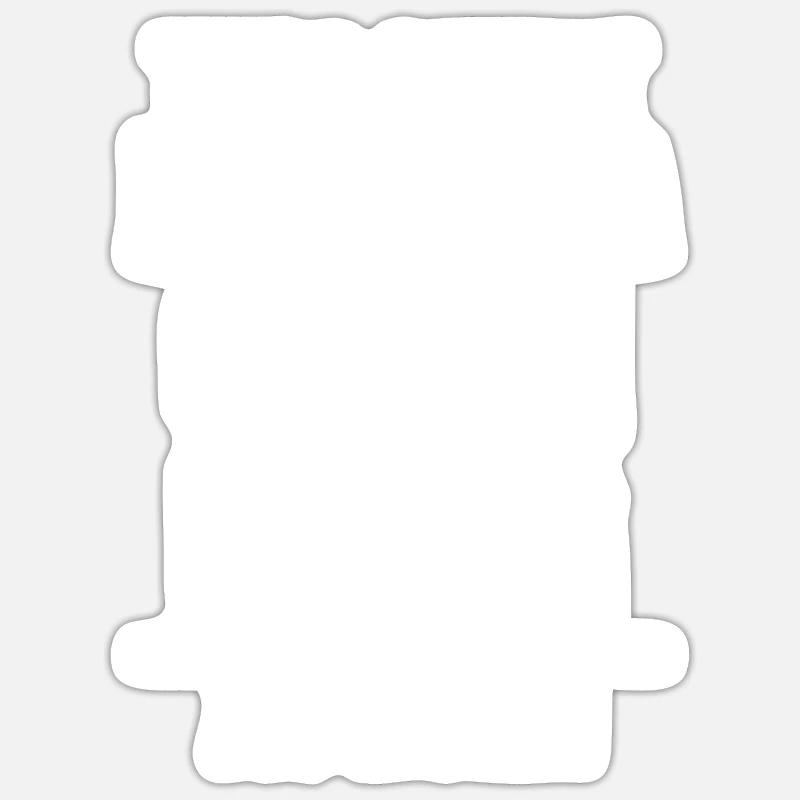 Perverse Witze - Sticker Größe S (10 x 10 cm) - Mattweiß