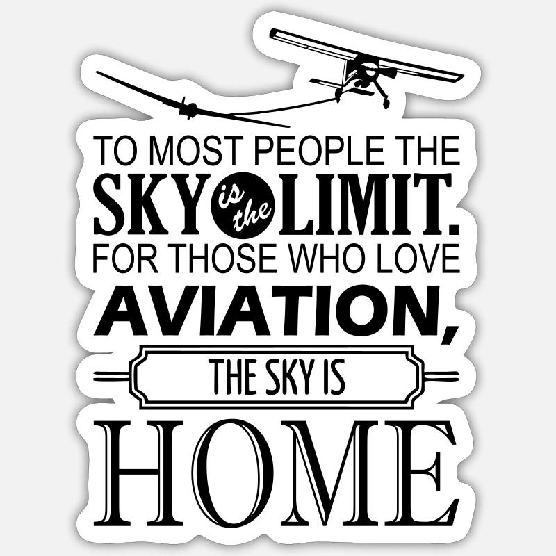 fs remorquage planeurs - Sticker taille S (10 x 10 cm) - blanc mat