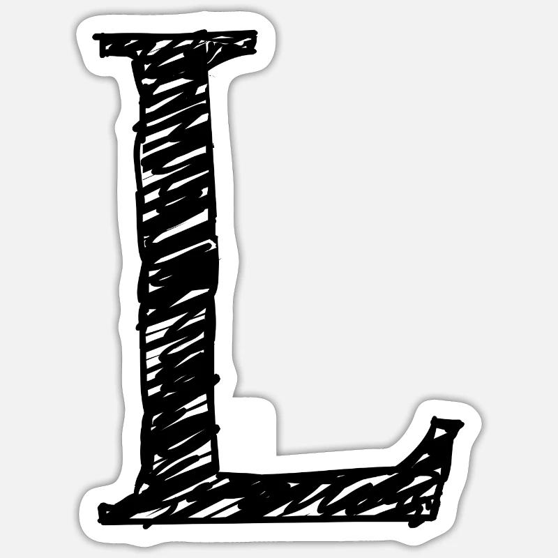 L - Sticker taille S (10 x 10 cm) - blanc mat
