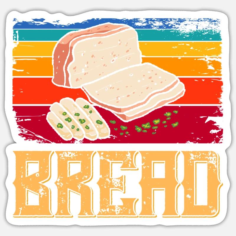 Hobby Baker Bread Baking Hobby Baker Gift Sticker size S (10 x 10 cm)