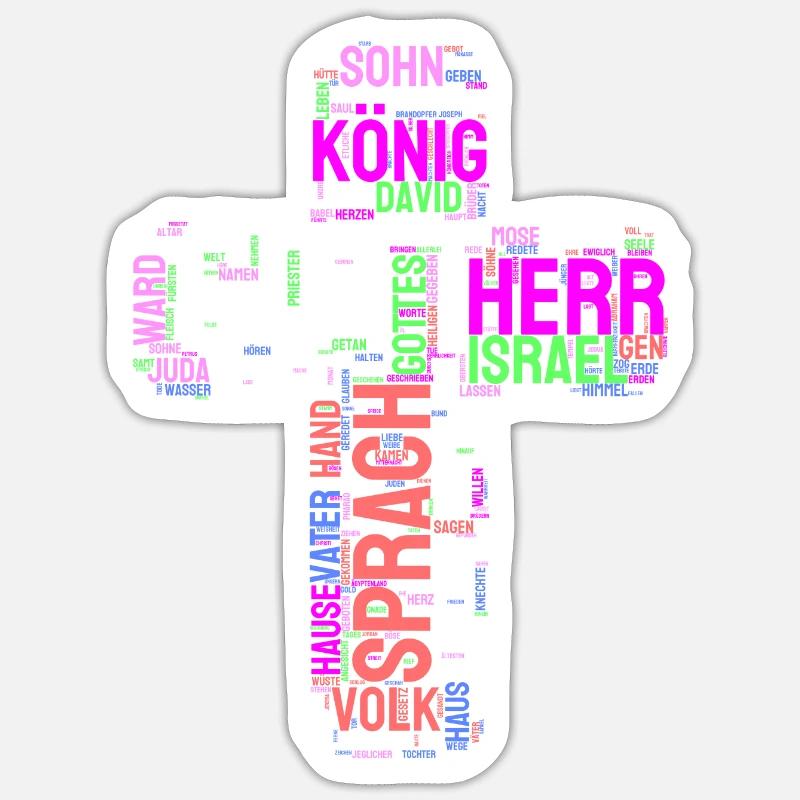 The Bible - Sticker size S (10 x 10 cm) - white matte
