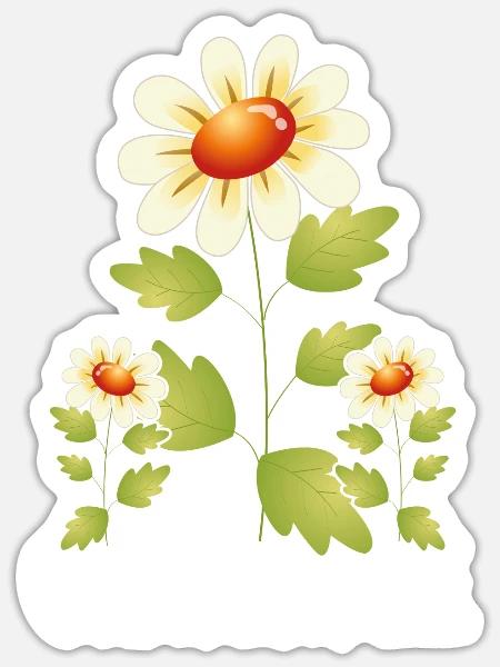 Gartenfee Garten Gärtnerin - Sticker Größe S (10 x 10 cm) - Mattweiß