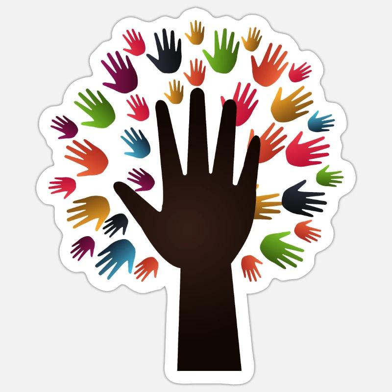 Diversity Tree Sticker size S (10 x 10 cm)