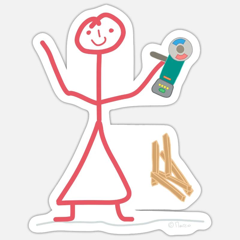 Sticker taille S (10 x 10 cm) -