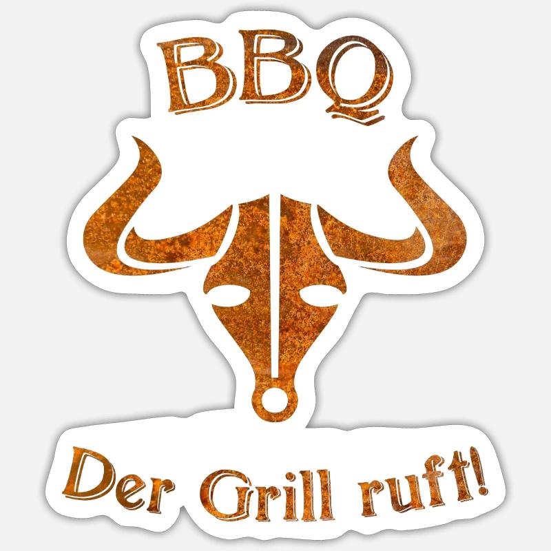 BBQ Sticker size S (10 x 10 cm)