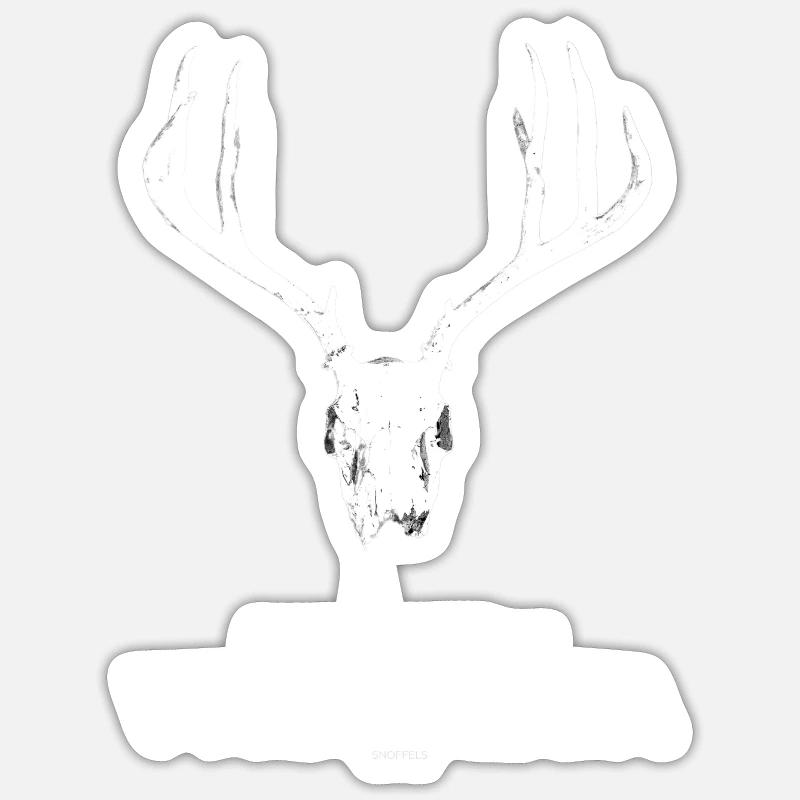 VALHALLA Scull Sticker size S (10 x 10 cm)