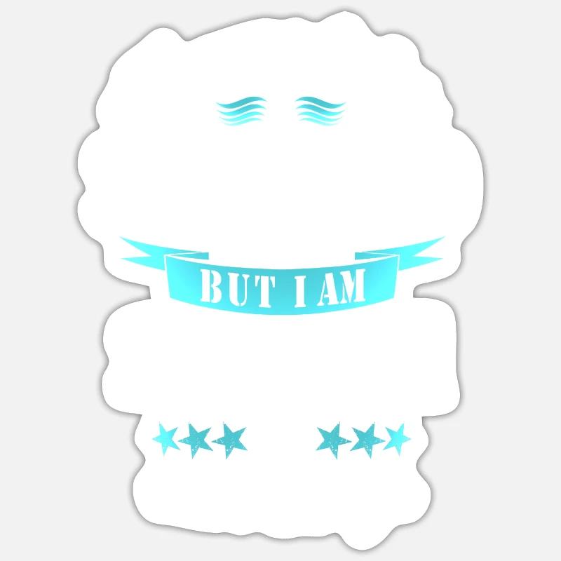 Samuel - Sticker taille S (10 x 10 cm) - blanc mat