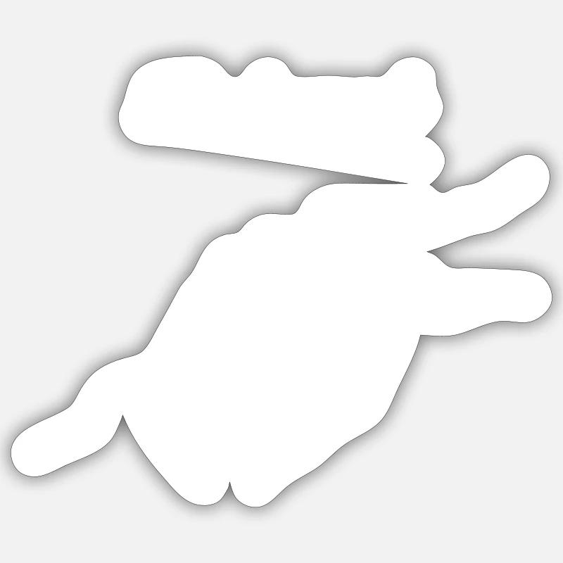 Sticker Größe S (10 x 10 cm) - 