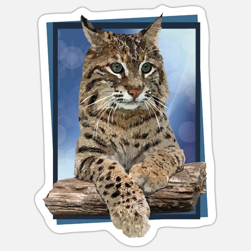 Lynx - Sticker size S (10 x 10 cm) - white matte